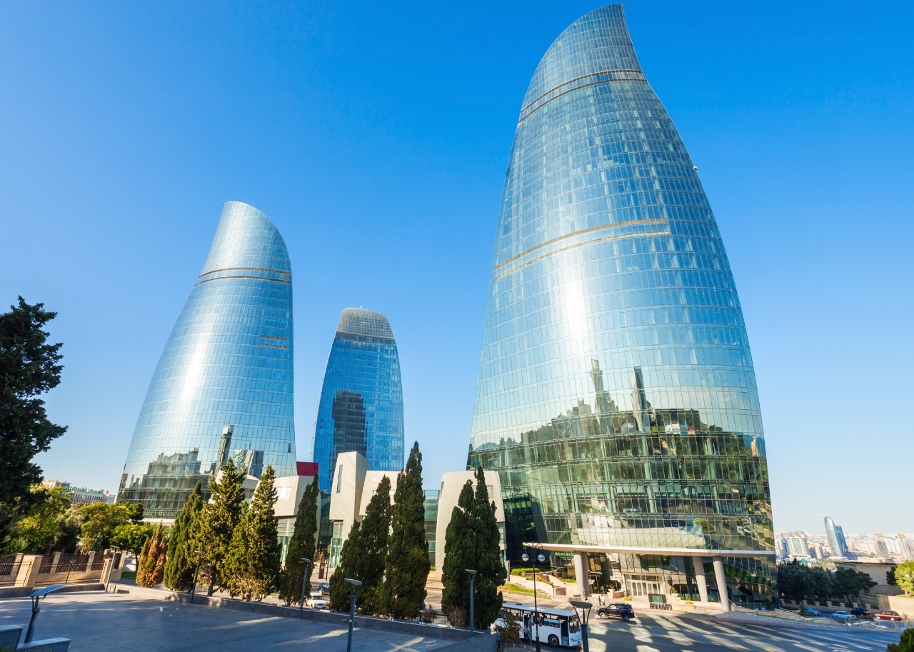 flame towers baku