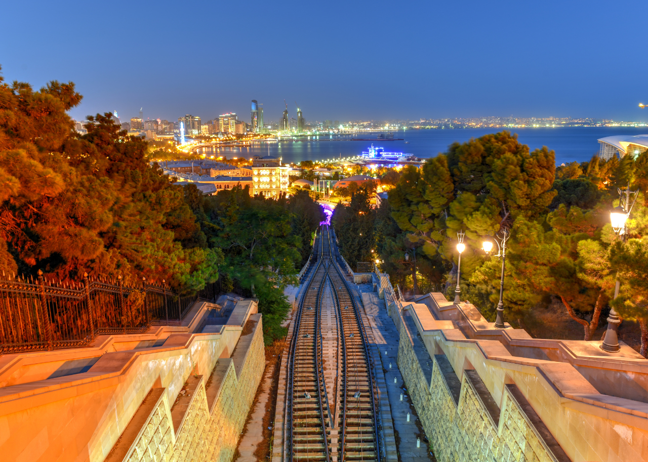 funicular ride baku